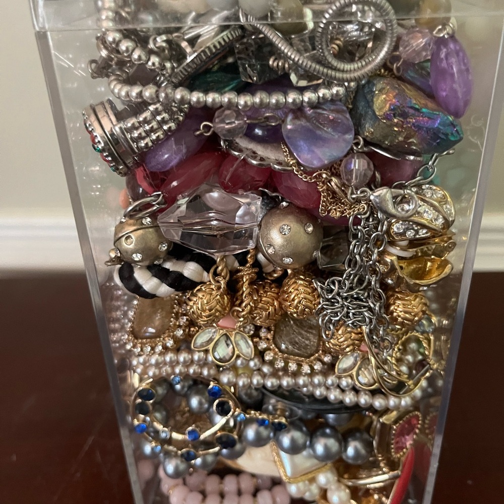 Vintage-Modern Jewelry Jar #43